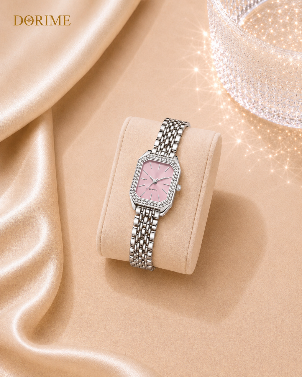 Rosé Crystal Watch