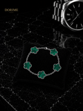 Midnight Clover Bracelet
