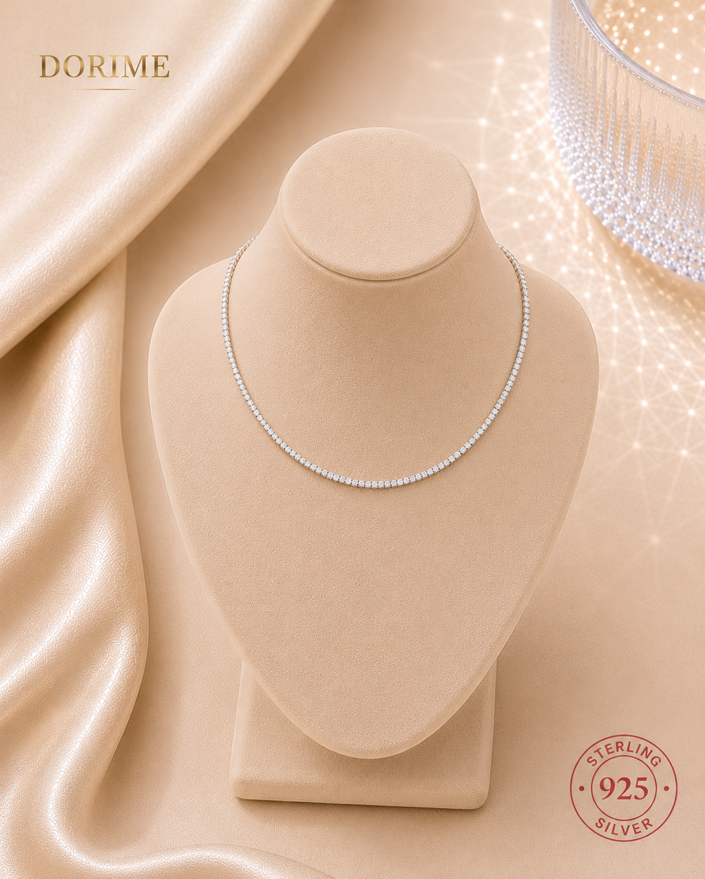 Luxury Tennis Necklace 2MM