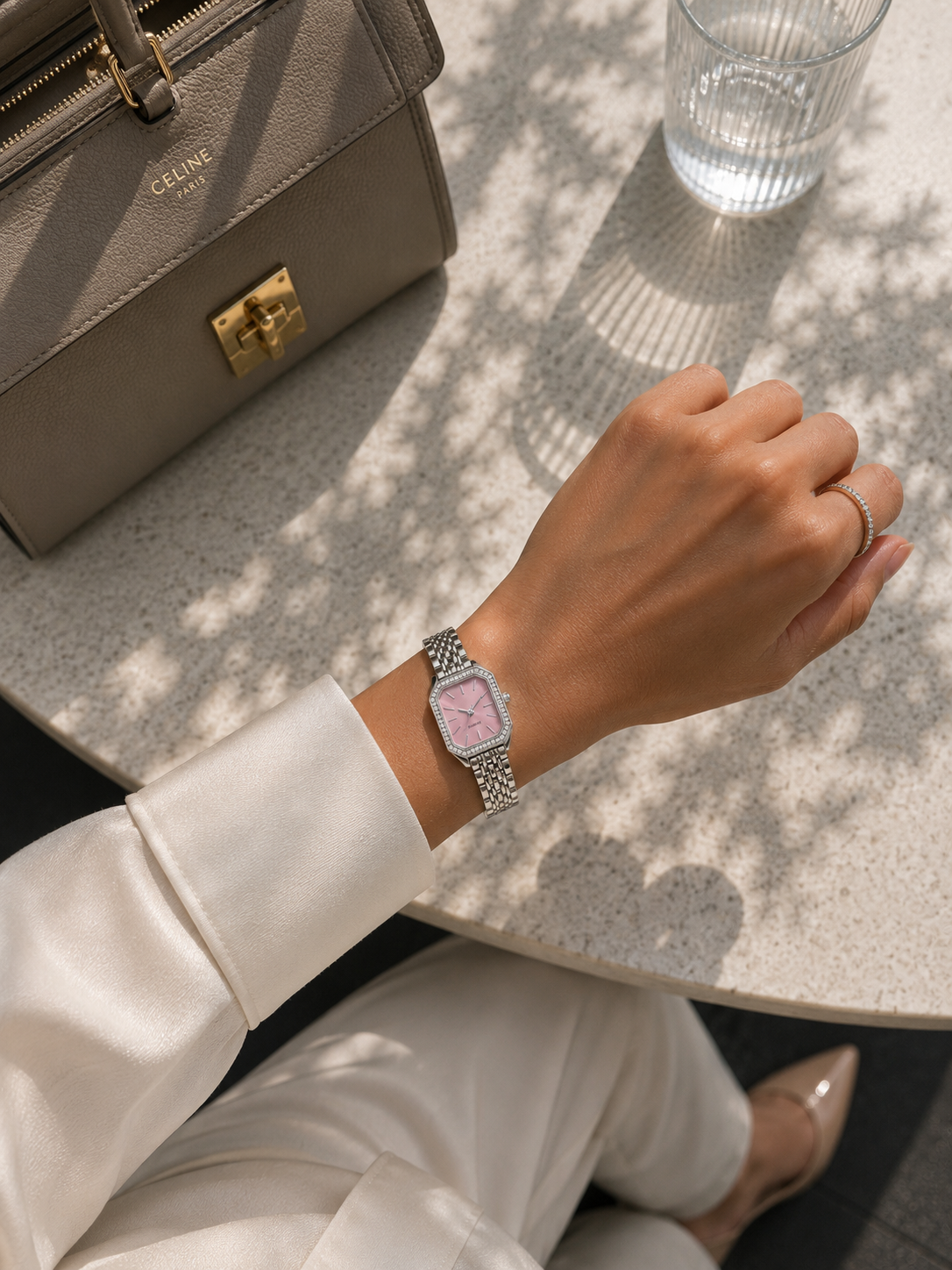 Rosé Crystal Watch