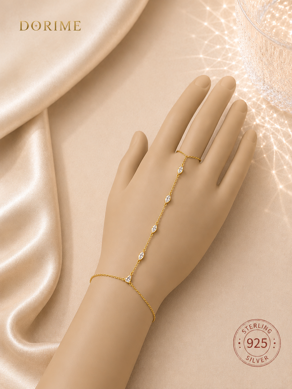 Aurora Hand - Y Bracelet