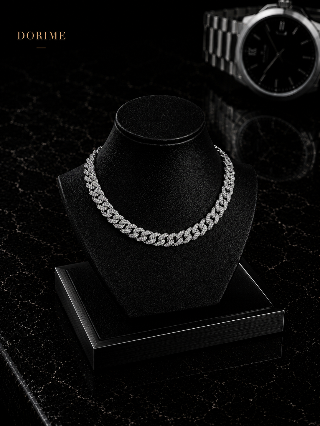 Ice Cuban Necklace - Rounded